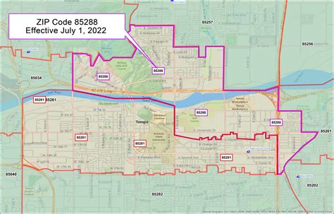 Tempe, AZ ZIP Codes, Map and Demographics